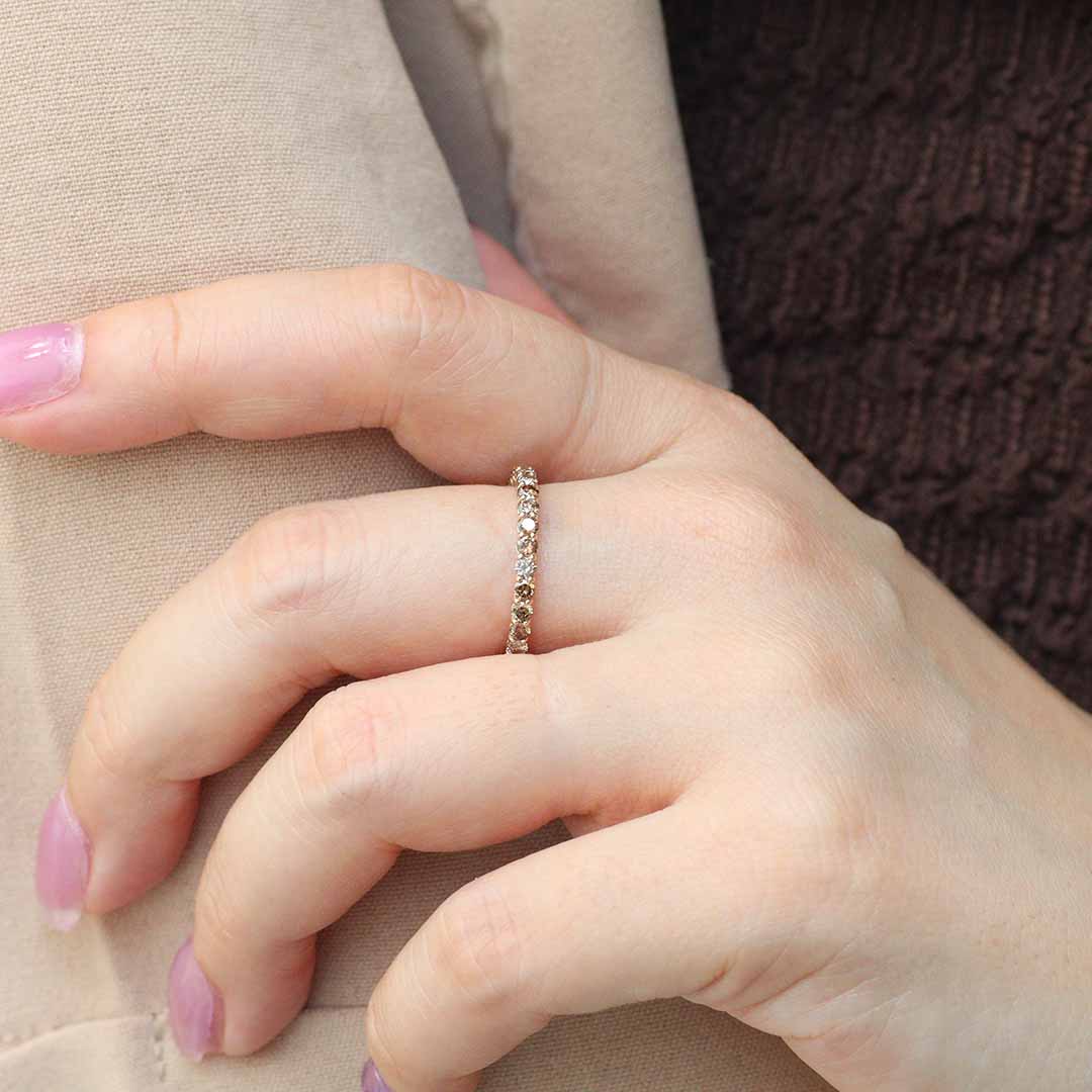 リング[フィラーレ ブラウンダイヤモンド]/Ring [Filare brown diamond]