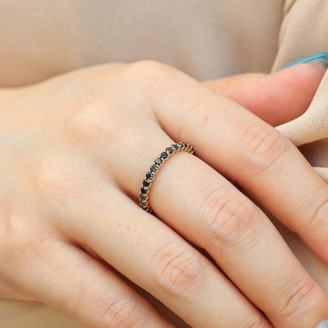 K10リング ブラックダイヤ｜MONATELIER（モナトリエ）公式｜K10 一粒