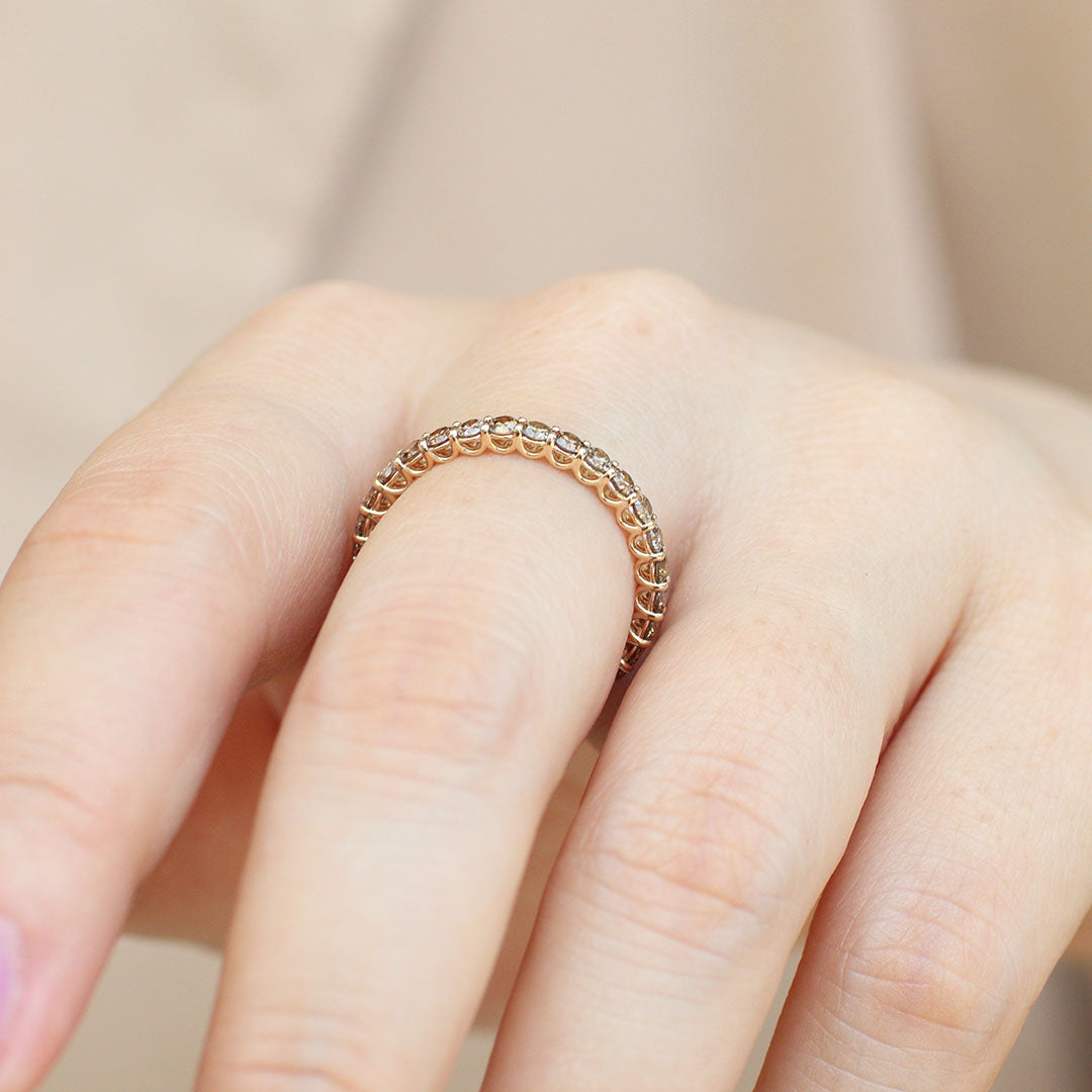 シエナロゼ　K10 ダイヤモンドリング #13 廃番品 SIENA ROSE シエナロゼ K10 YG ダイヤモンドリング オレオール 刻印 11