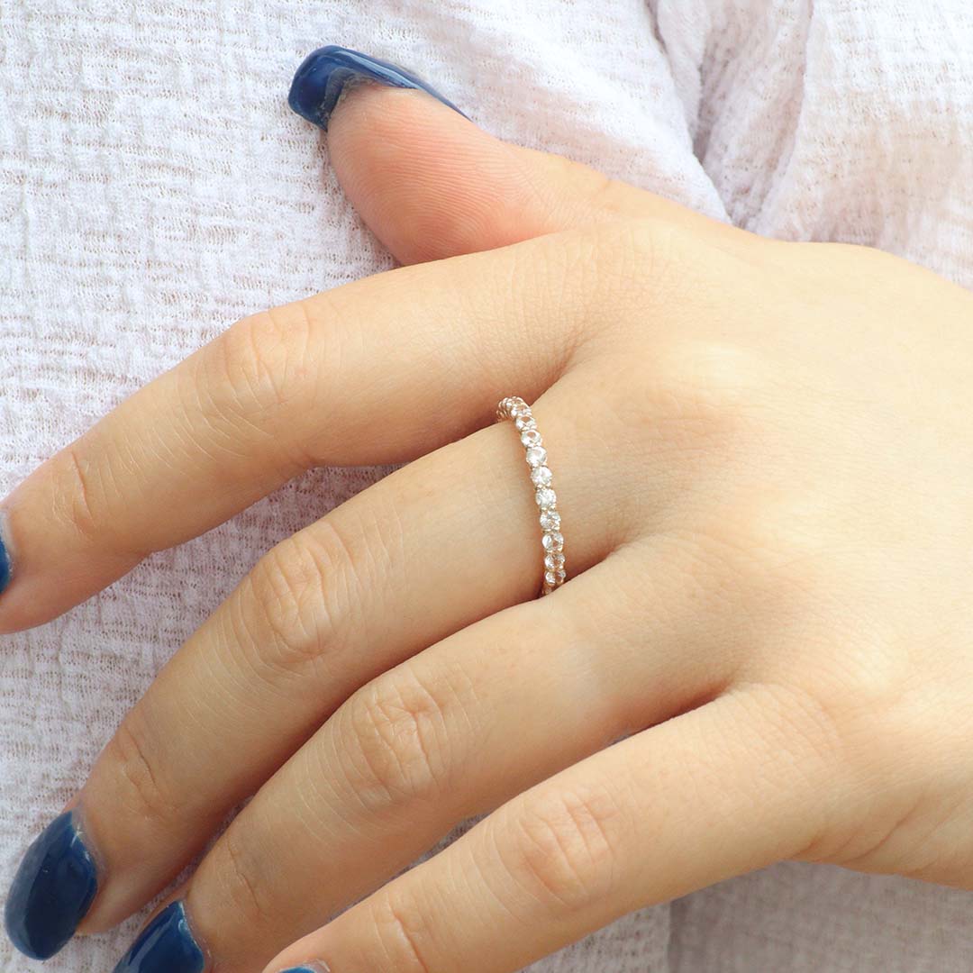 リング[フィラーレ ホワイトサファイア]/Ring [Filare White sapphire]