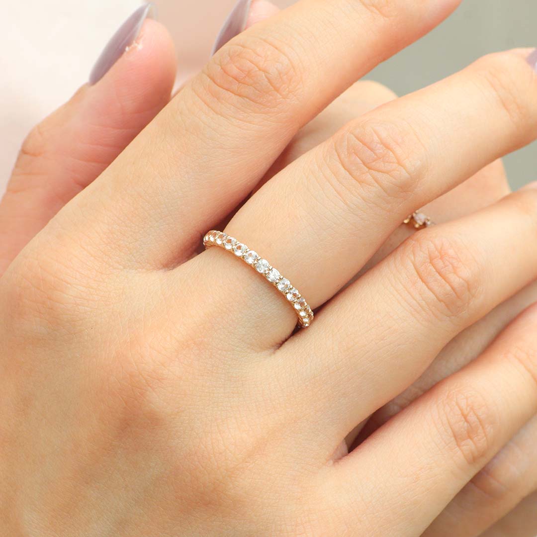 リング[フィラーレ ホワイトサファイア]/Ring [Filare White sapphire]