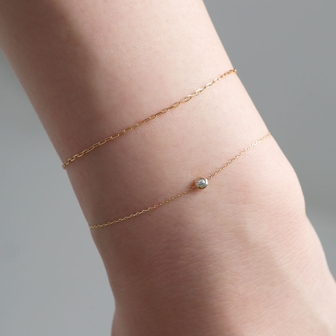 K10ブレスレット デール0.03ct｜MONATELIER（モナトリエ）公式｜K10 一