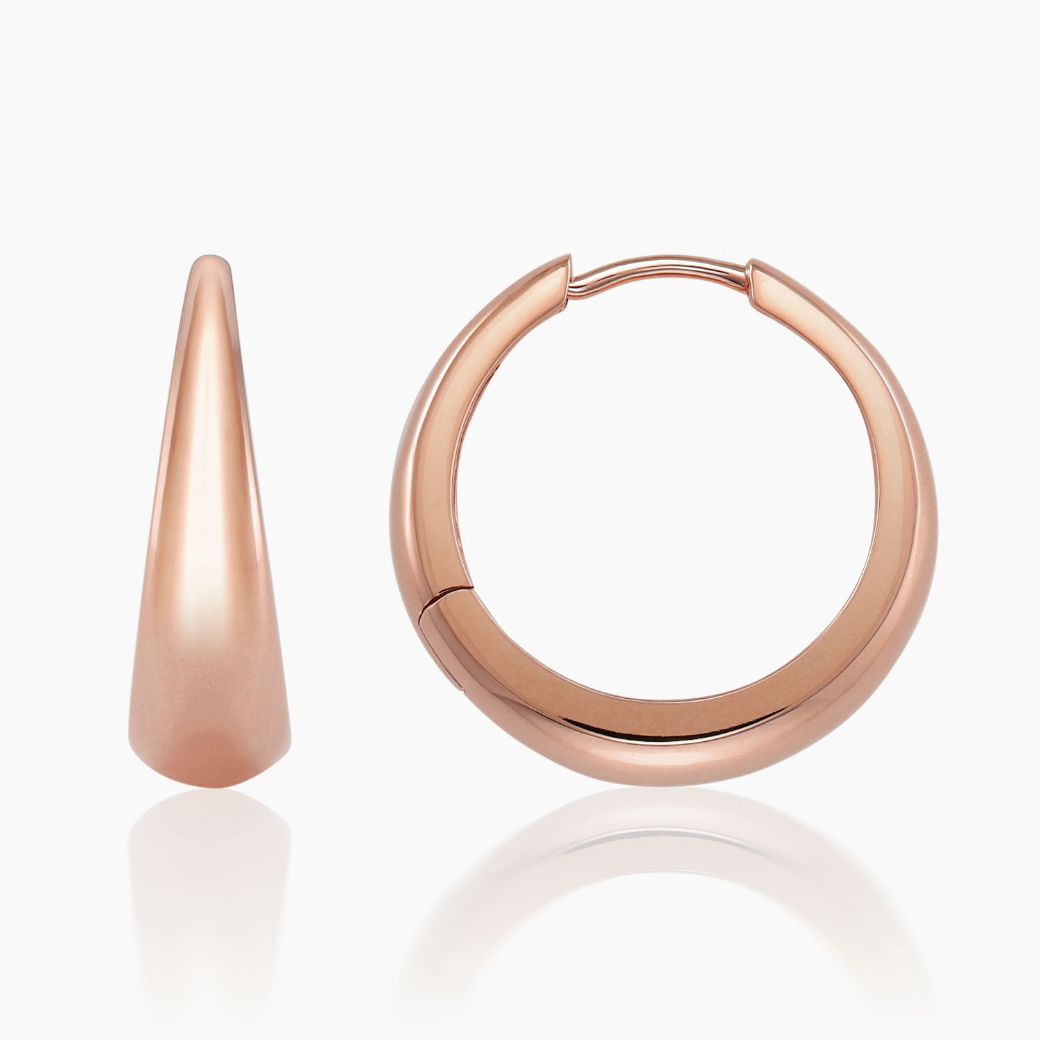 Me&Ro 10k フープ ピアス ミーアンドロー K10フープピアス ミロ L｜MONATELIER（モナトリエ）公式｜K10 一粒