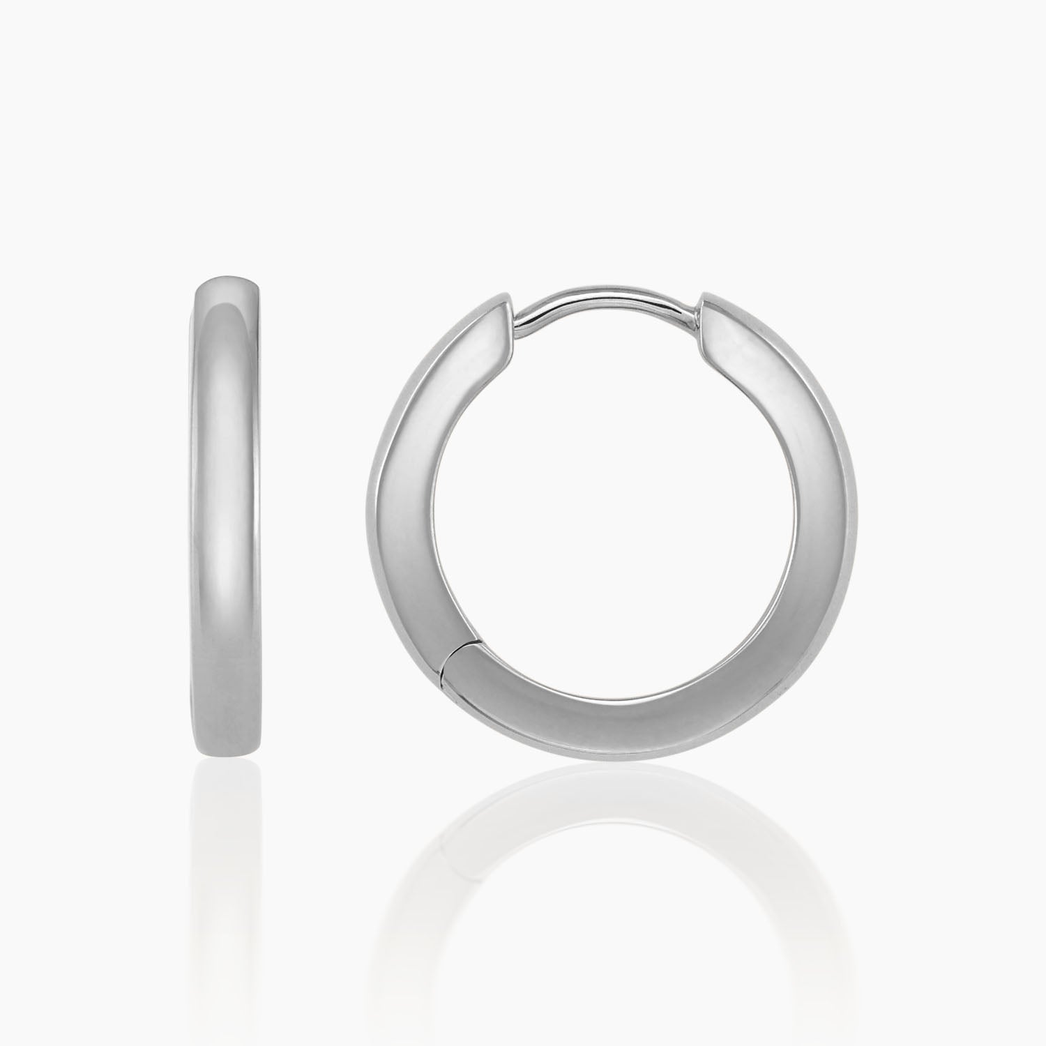 K10フープピアス マルク M｜MONATELIER（モナトリエ）公式｜K10 一粒