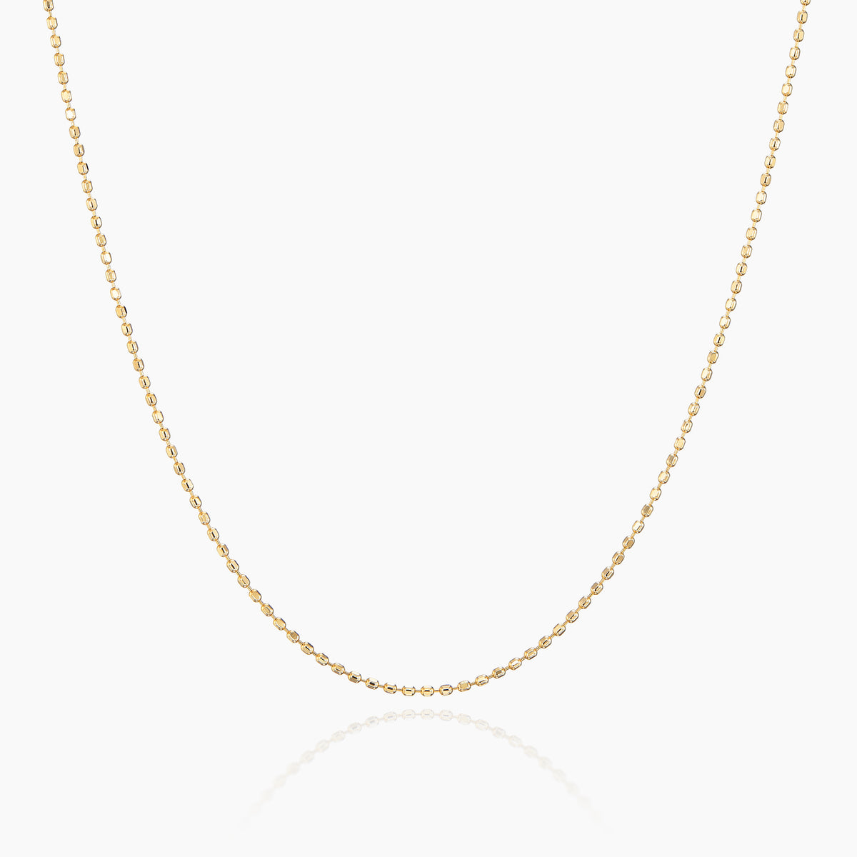 K10ネックレス カットボール｜MONATELIER（モナトリエ）公式｜K10 一粒 