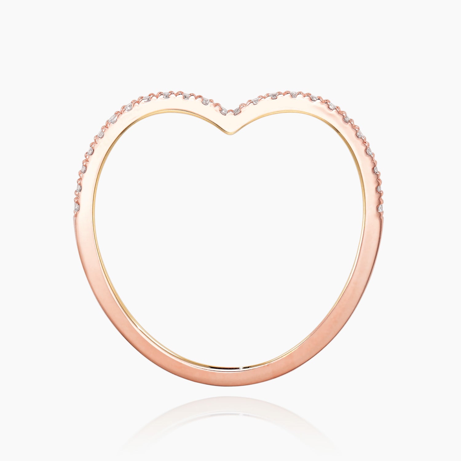 K10リング ハートシルエットダイヤ｜MONATELIER（モナトリエ）公式