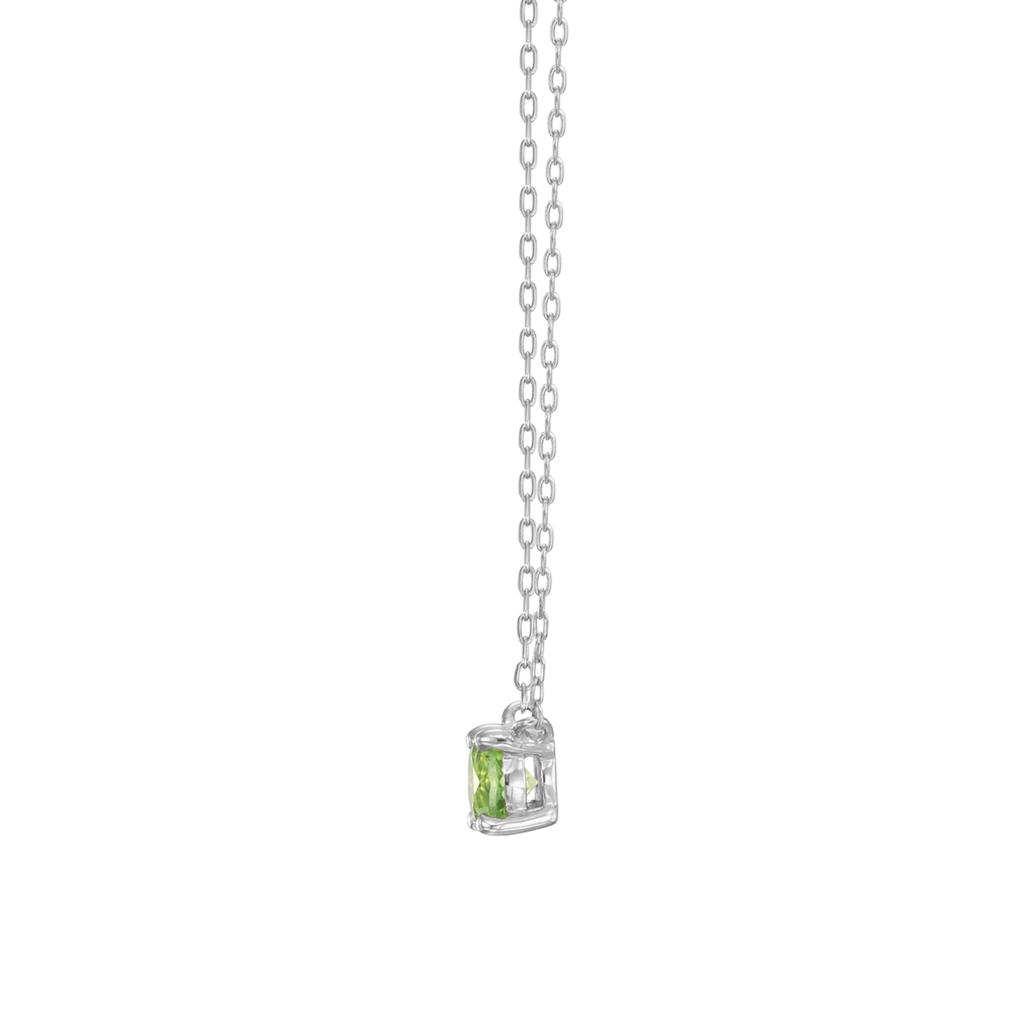 【プラチナ】ネックレス [ペリドット]/Necklace [Peridot]