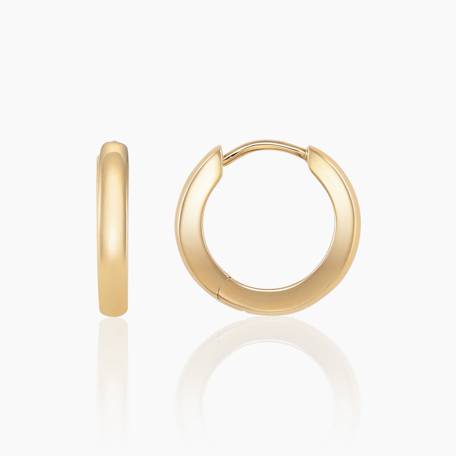 K10フープピアス マルク S｜MONATELIER（モナトリエ）公式｜K10 一粒