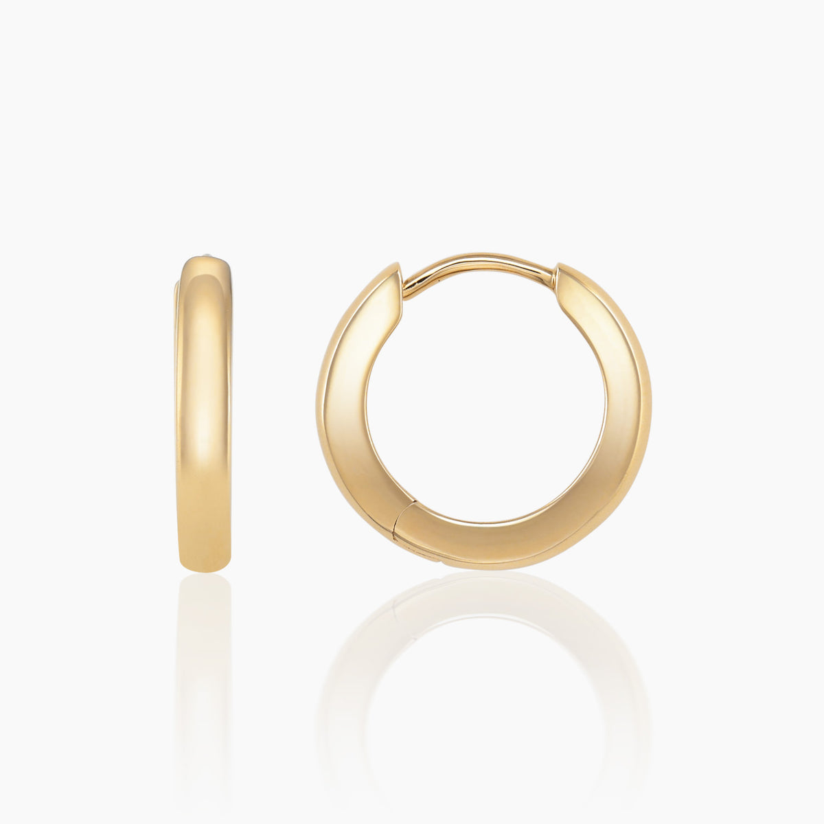K10フープピアス マルク S｜MONATELIER（モナトリエ）公式｜K10 一粒 