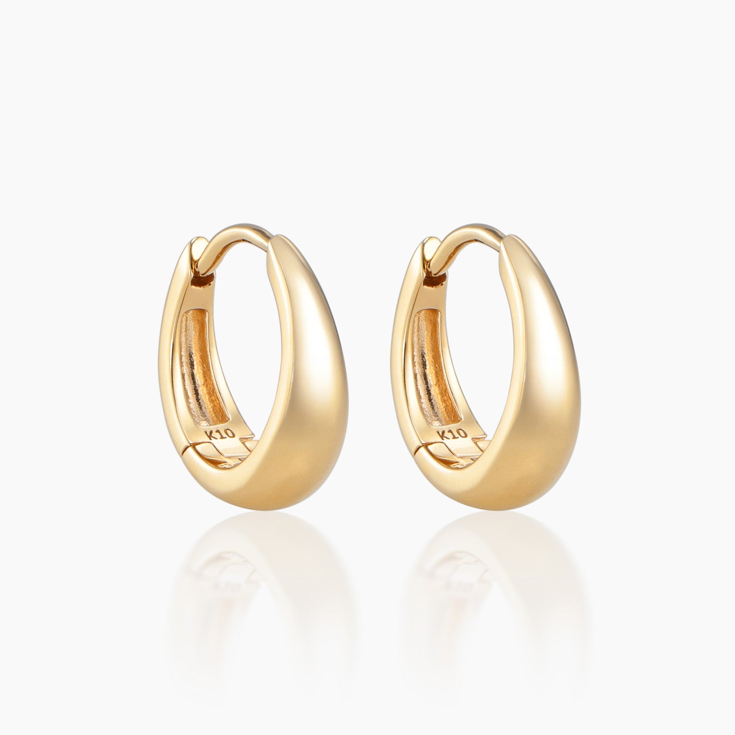 K10フープピアス ミロ S｜MONATELIER（モナトリエ）公式｜K10 一粒
