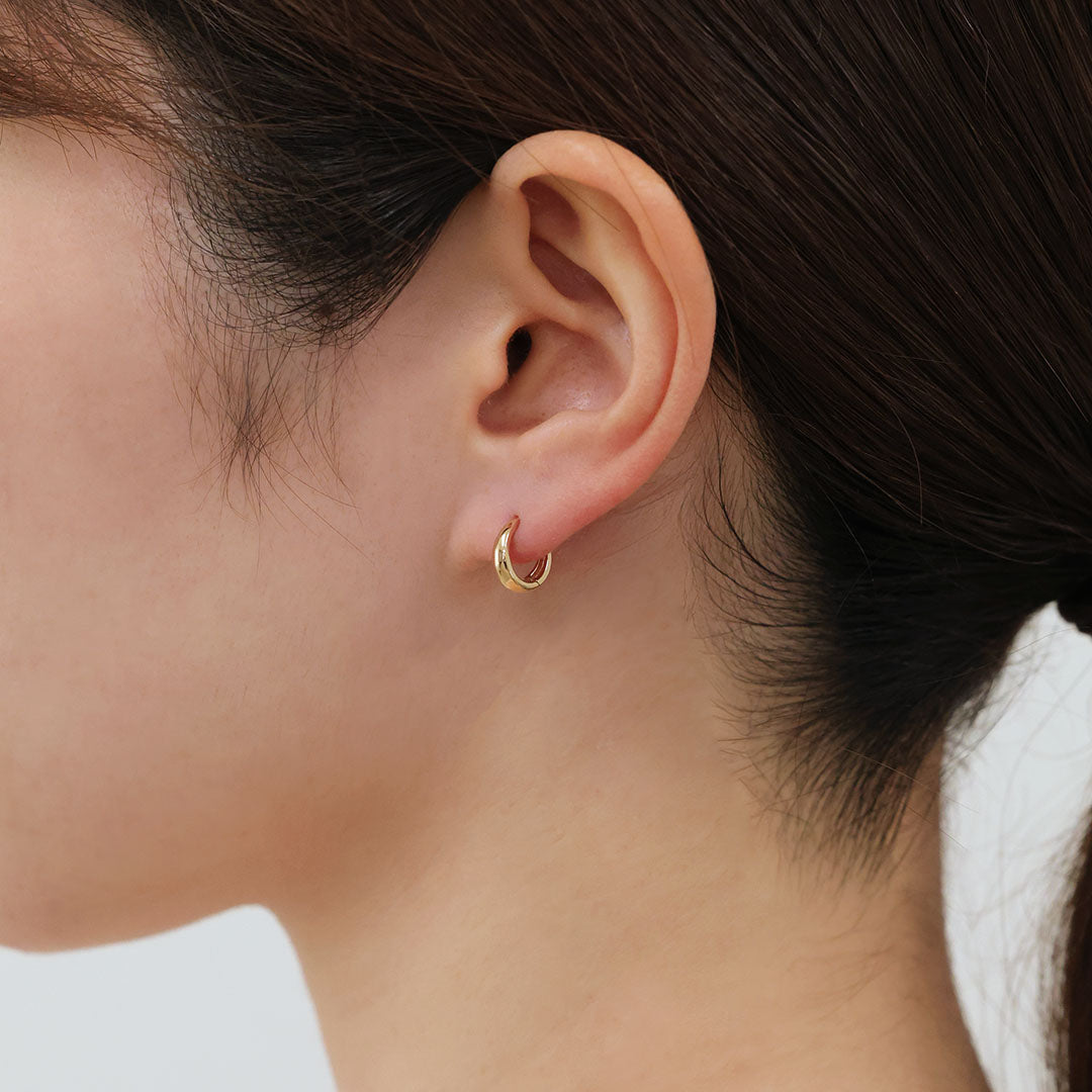 K10フープピアス ミロ S｜MONATELIER（モナトリエ）公式｜K10 一粒