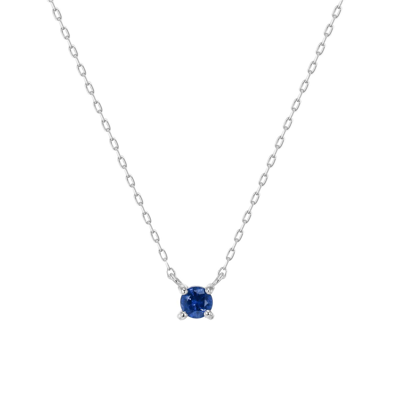 【プラチナ】ネックレス [サファイア]/Necklace [sapphire]