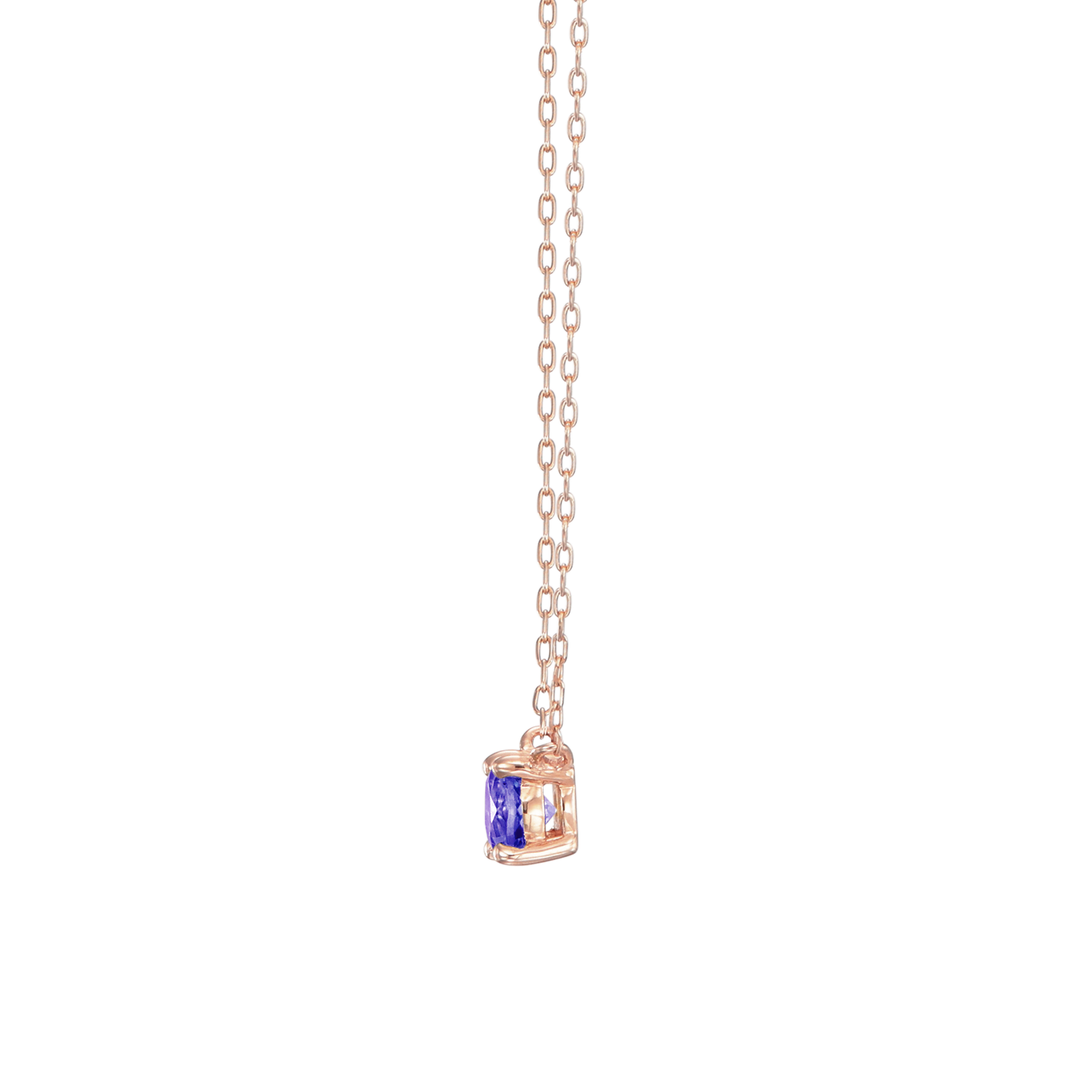 【ピンクゴールド】ネックレス [タンザナイト]/Necklace [Tanzanite]