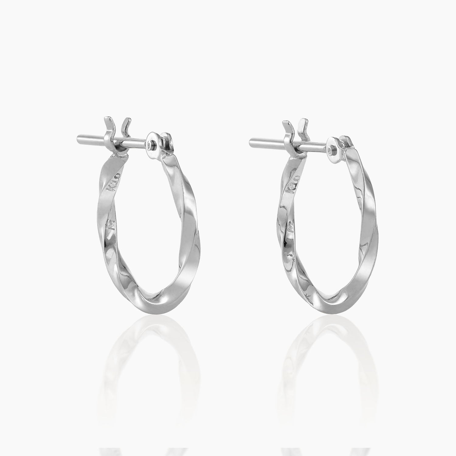 ピアス スピラル｜K10・Pt950｜MONATELIER