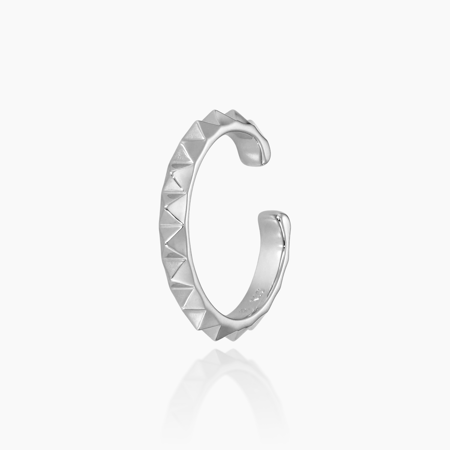 【ホワイトゴールド】イヤーカフ [ハドリー]/Ear cuff [Hadley]