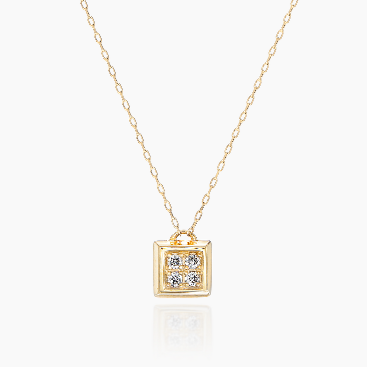 K10ネックレス ブルーノ ダイヤ | MONATELIER