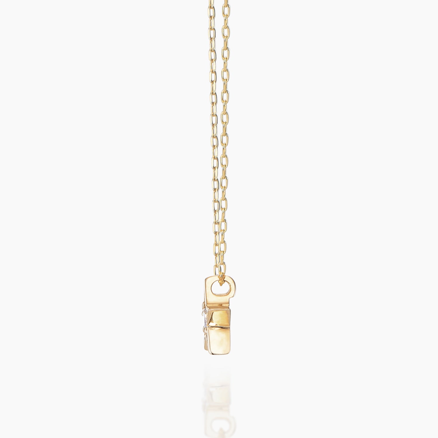 Monatelier-Monaatelier -K10 Necklace Natural Diamond Yellow Gold