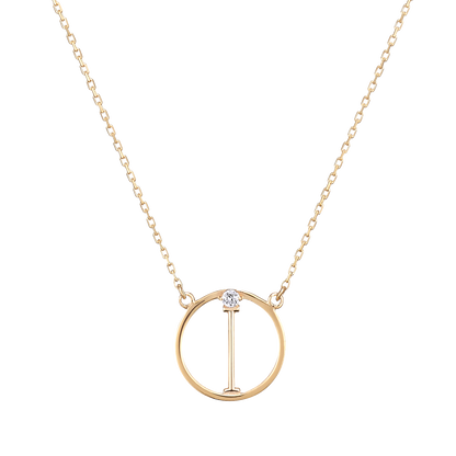 ネックレス イニシャル [ギル]/initial necklace