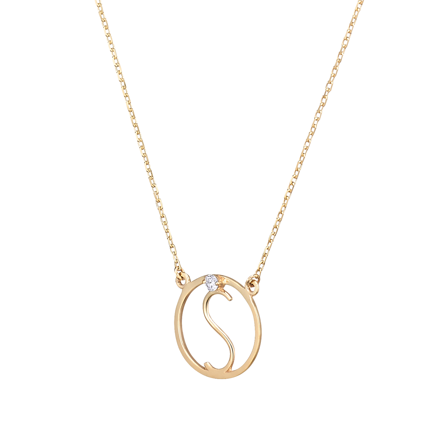 ネックレス イニシャル [ギル]/initial necklace