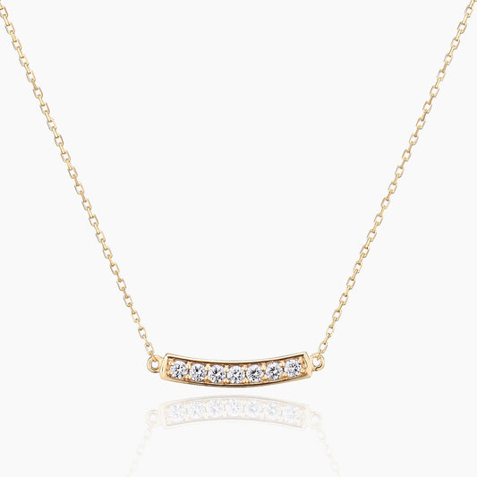 Earl アール ネックレス 宝石は天然ダイヤモンド 計0.05ct 素材はK10のホワイトゴールド 商品番号MA10 正面