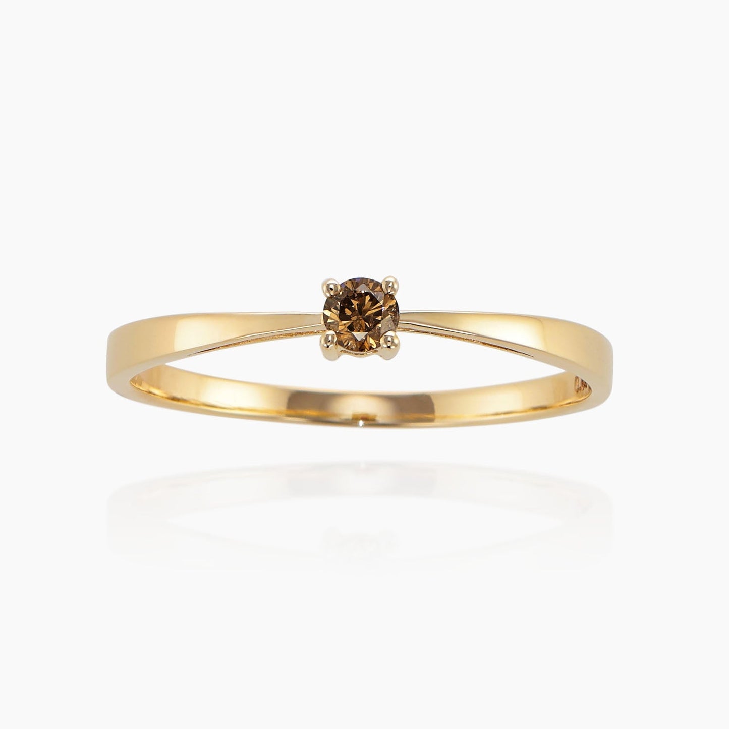 【ピンクゴールド】リング [ブラウンダイヤ]/Ring [Brown diamond]