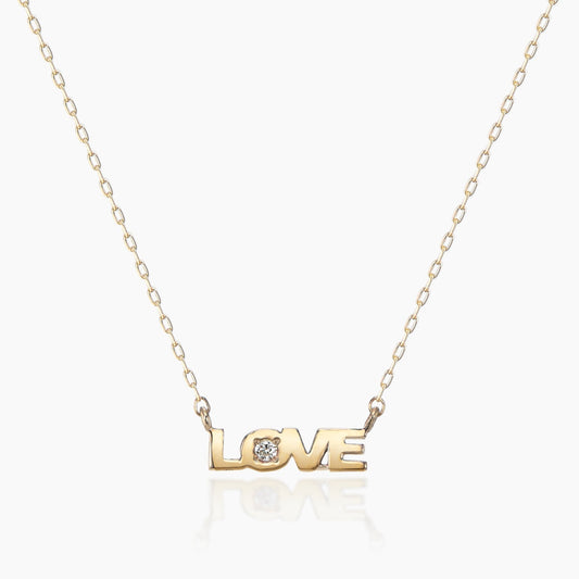 【ピンクゴールド】ネックレス [LOVE]/Necklace [Love]